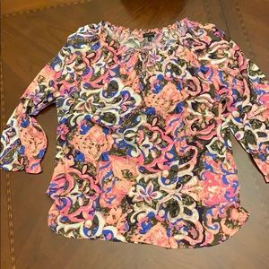 Talbots Scroll Print Popover